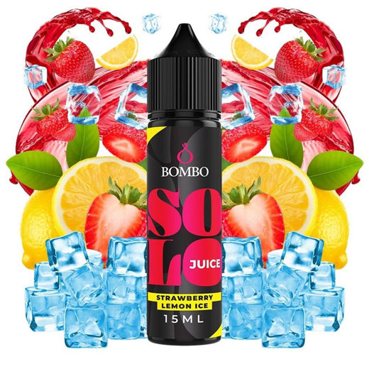Εικόνα της Bombo Solo Strawberry Lemon Ice 15/60ml