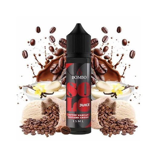 Εικόνα της Bombo Solo Juice Coffee Vanilla Custard Cream 15ml/60ml