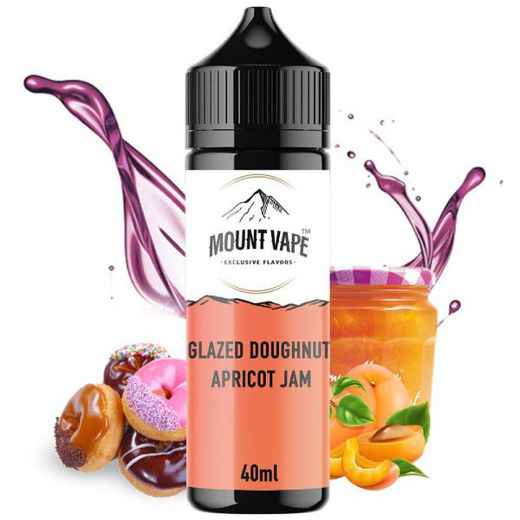 Εικόνα της Mount Vape Glazed Doughnut Apricot Jam 40/120ML