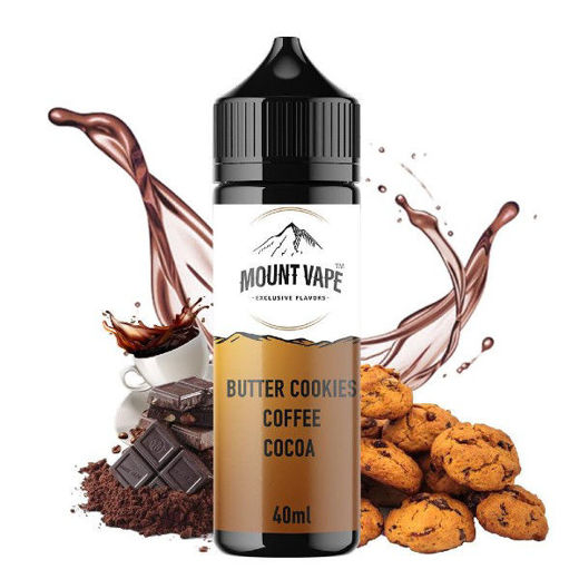 Εικόνα της Mount Vape Butter Cookies Coffee Cocoa 40/120ML