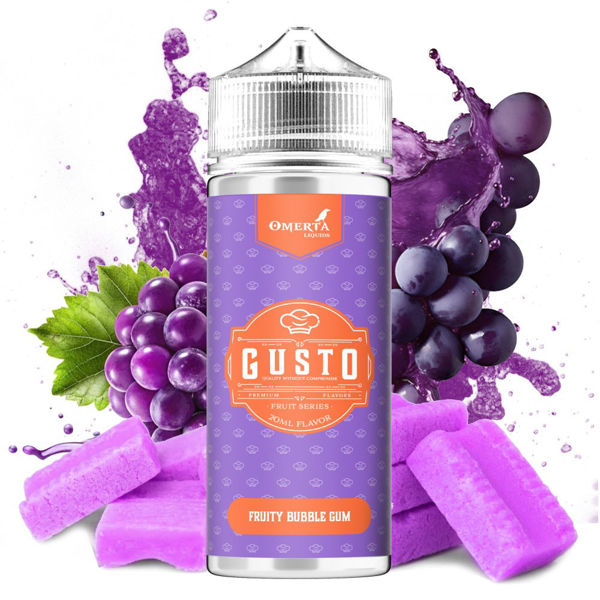 Picture of Omerta Gusto Fruity Bubble Gum 20/120ml