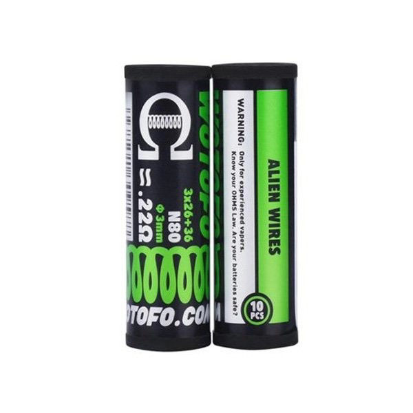Picture of WOTOFO 3*26+36G / 0.22Ω Alien Coil 10 PCS