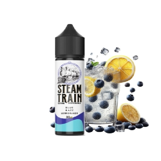 Εικόνα της Steam Train Blue Razz Lemonade 20/60ml Disposable Edition