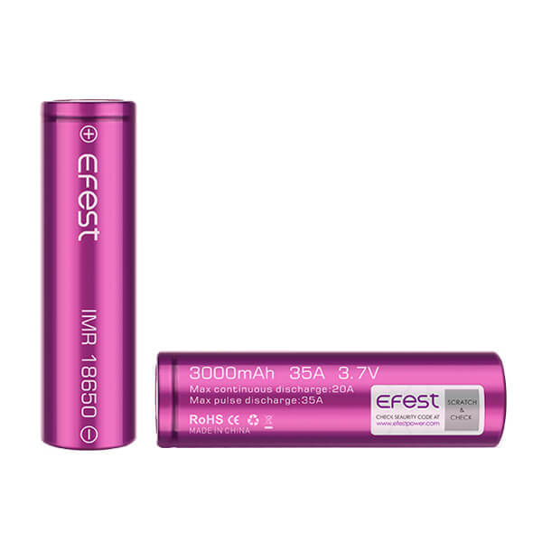 Picture of Efest IMR 18650 3000 mah 35A