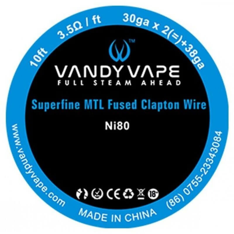 Picture of Vandy Vape Ni80 Superfine Mtl Fused Clapton Wire 30GAx2=+38GA