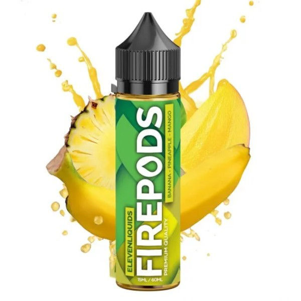 Picture of Eleven Firepods Banana Pineapple Mango 15ml / 60ml