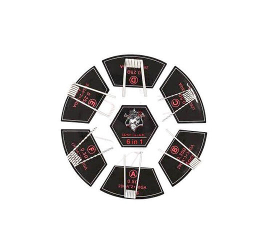 Εικόνα της Demon Killer Flame SS316L Coils 6 in 1