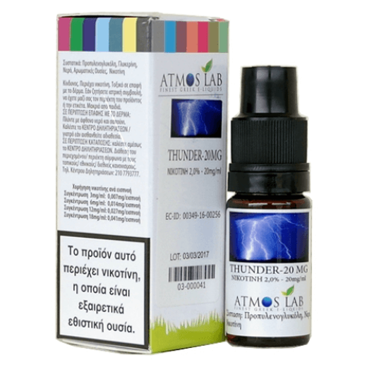 Εικόνα της Atmoslab Nicotine Booster Thunder 20MG