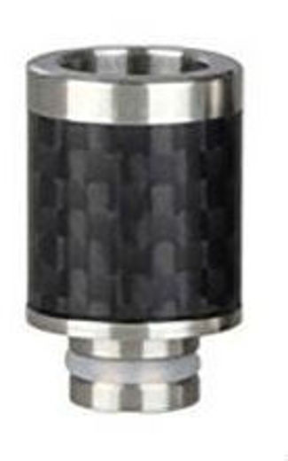 Εικόνα της 510 Stainless Steel Hat Carbon Fiber Drip Tip