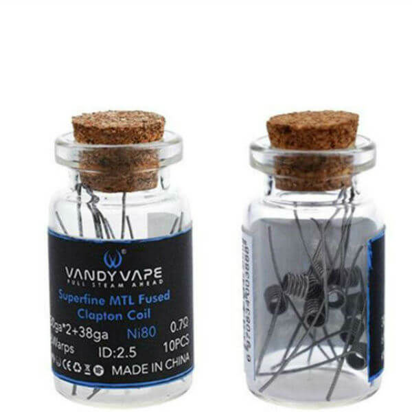 Picture of Vandy Vape Prebuilt Superfine Mtl Clapton Coils 0.7ohm
