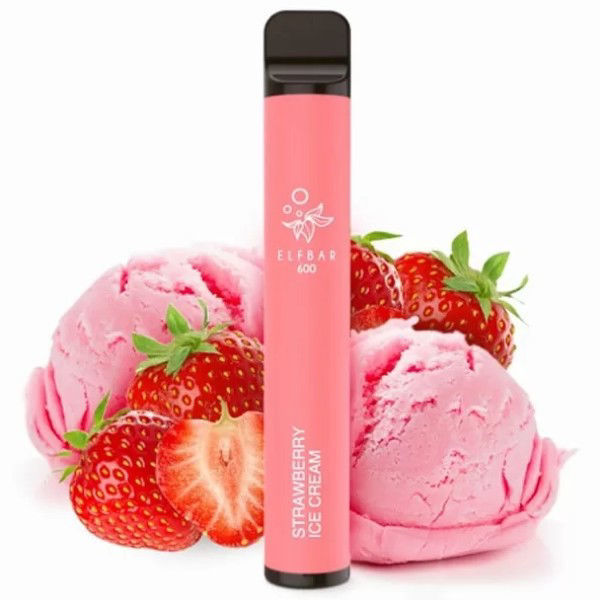 Picture of Elf Bar 600 Strawberry Ice Cream 20mg 2ml