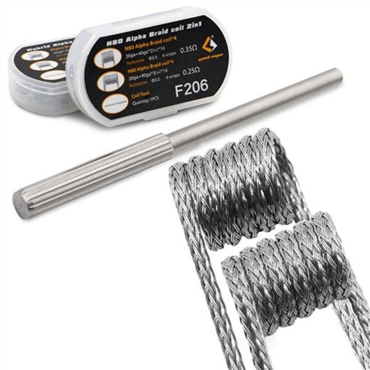 Εικόνα της GEEKVAPE NI80 Alpha Braid F206 Coil 2 in 1 8 PCS