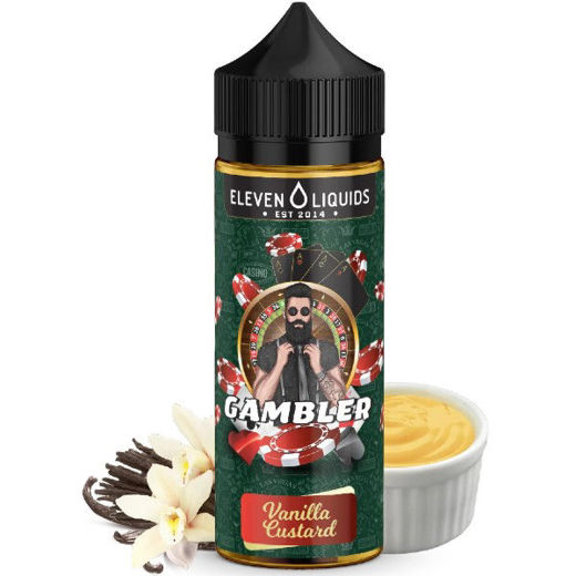 Εικόνα της Eleven Gambler Vanilla Custard 120ml
