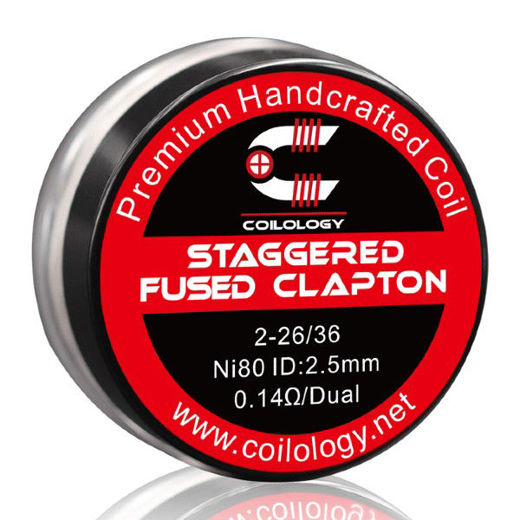 Εικόνα της Coilology NI80 Staggered Fused Clapton 2pcs