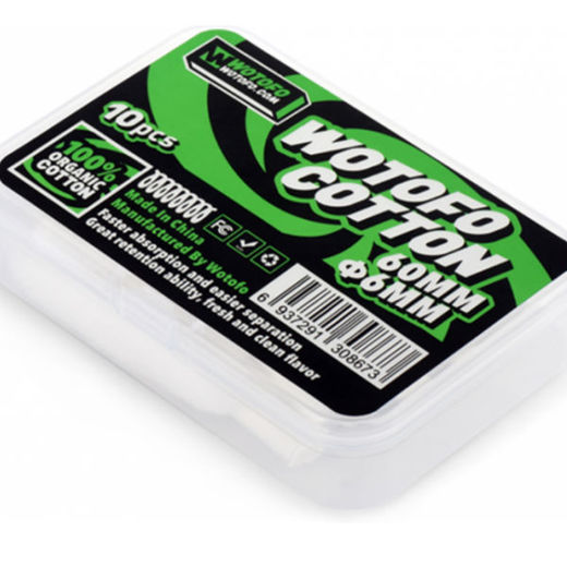Εικόνα της Wotofo Cotton Agleted 6mm