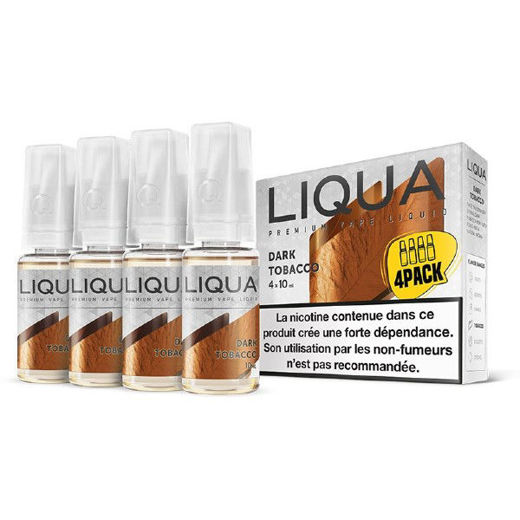 Εικόνα της Liqua Dark Tobacco 4x10ml Pack