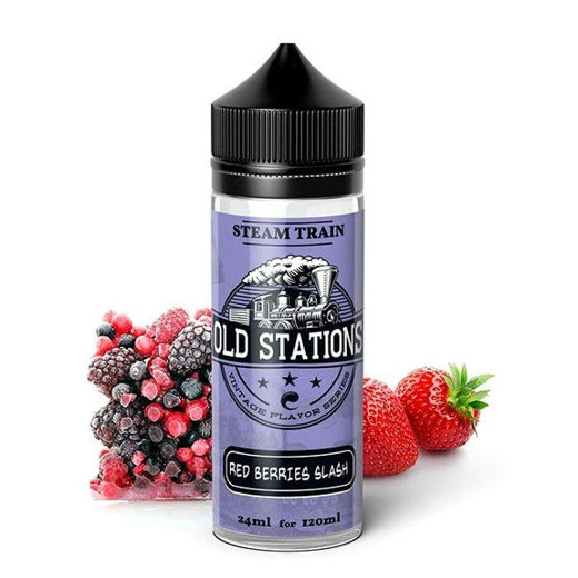 Εικόνα της Steam Train Old Stations Red Berries Slash 24/120ML