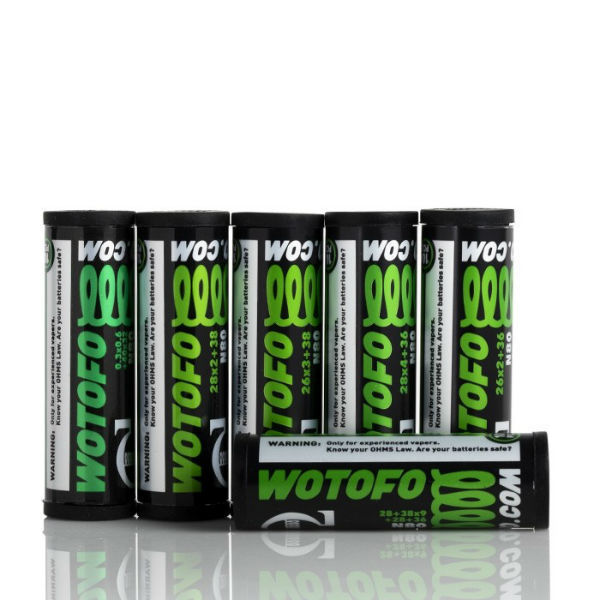 Picture of WOTOFO 10 PCS Coil 3*26+38 Tri Core Fused ClaptonNI80 0.17 OHM
