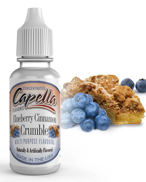 Picture of Capella Blueberry Cinnamon Crumble Flavor