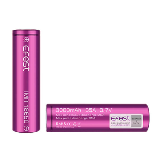 Εικόνα της Efest IMR 18650 3000 mah 35A