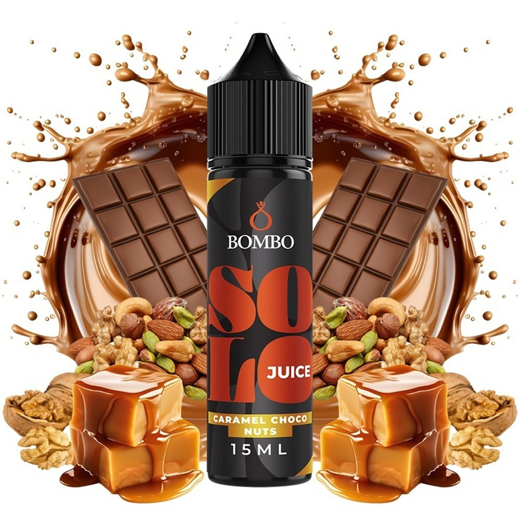 Εικόνα της Bombo Solo Caramel Choco Nuts 15/60ml