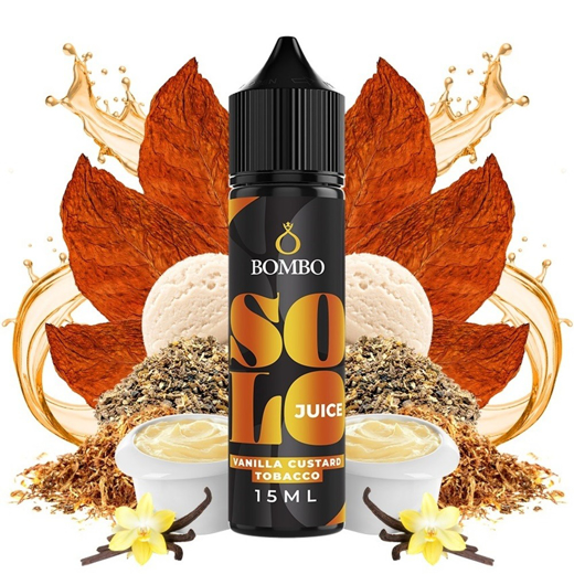 Εικόνα της Bombo Solo Vanilla Custard Tobacco 15/60ml