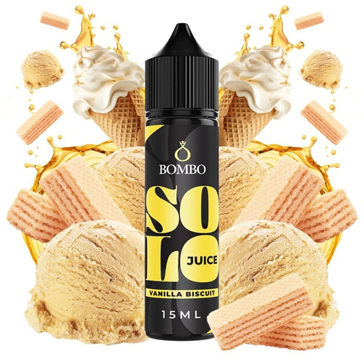 Εικόνα της Bombo Solo Vanilla Biscuit 15/60ml
