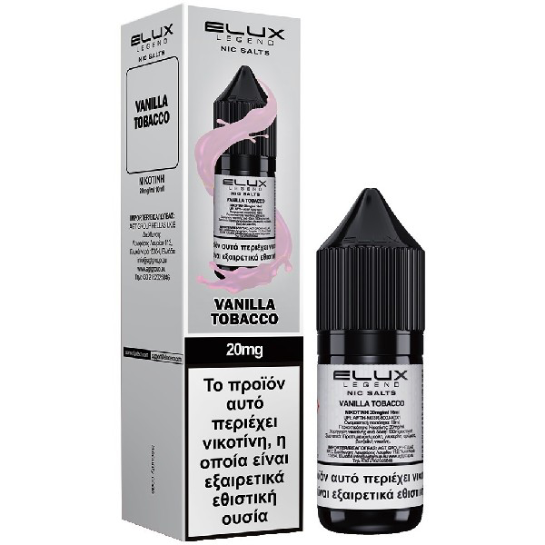 Picture of Elux Vanilla Tobacco Salt 20mg 10ml