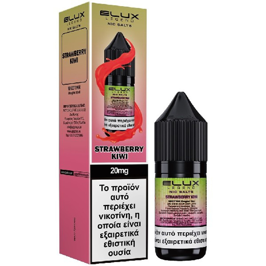 Εικόνα της Elux Strawberry Kiwi Salt 20mg 10ml