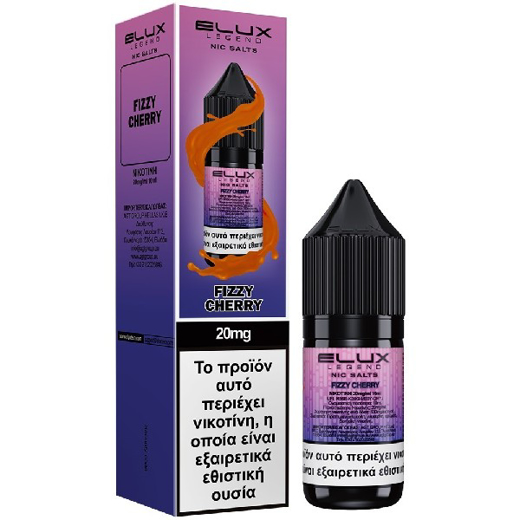 Εικόνα της Elux Fizzy Cherry Salt 20mg 10ml