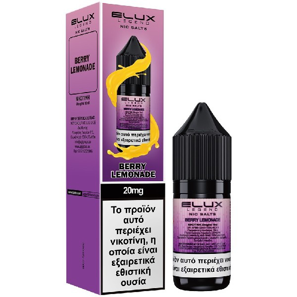 Picture of Elux Berry Lemonade Salt 20mg 10ml