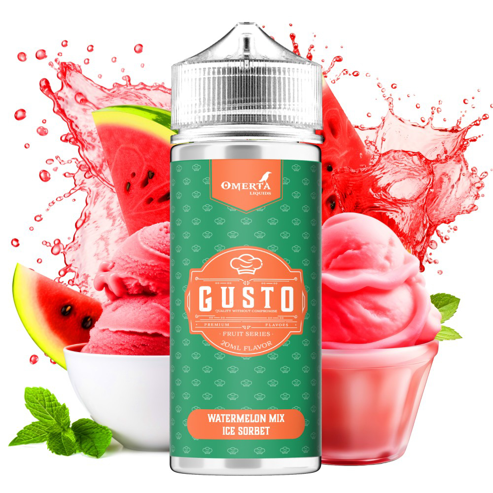 Picture of Omerta Gusto Watermelon Mix Ice Sorbet 20/120ml