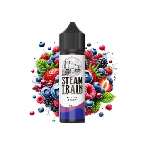 Picture of Steam Train Forest Berry 20/60ml Disposable Edition