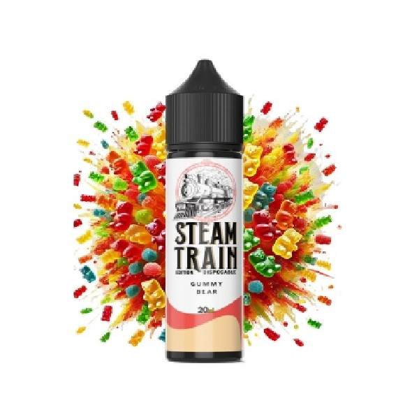 Picture of Steam Train Gummy Bear 20/60ml Disposable Edition