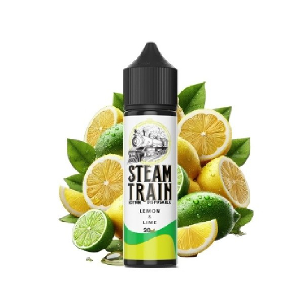 Picture of Steam Train Lemon & Lime 20/60ml Disposable Edition