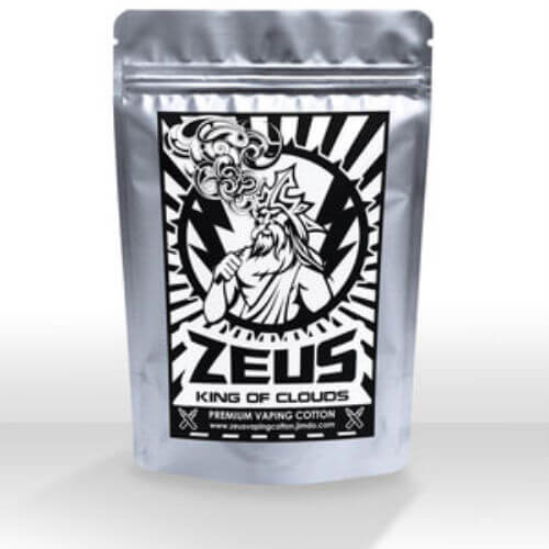 Picture of Zeus Vaping Cotton Black Thunder