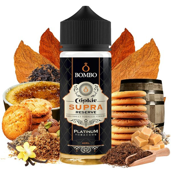 Picture of Bombo Cookie Supra Reserve 30/120ml Platinum Tobaccos
