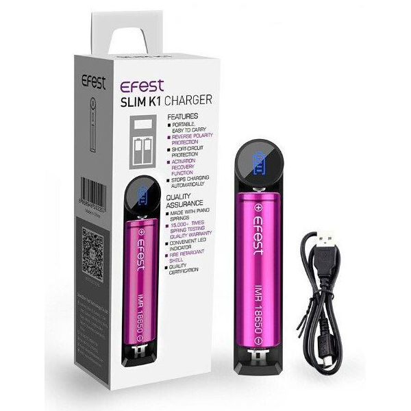 Picture of Efest Slim K1 Charger with USB cable