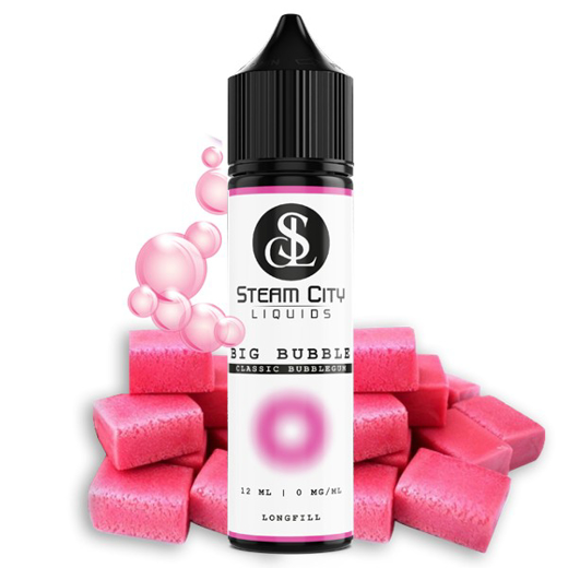 Εικόνα της Steam City Liquids Big Bubble 12/60ml