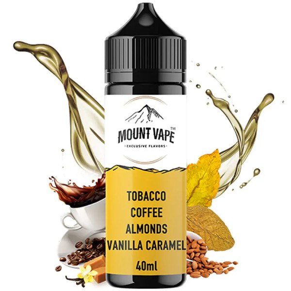 Picture of Mount Vape Tobacco Coffee Almonds Vanilla Caramel 40/120ML