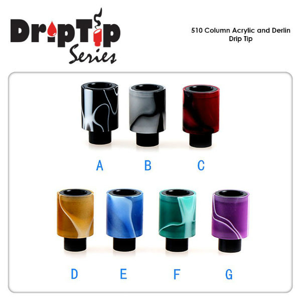 Picture of 510 Column Acrylic And Delrin Drip Tip