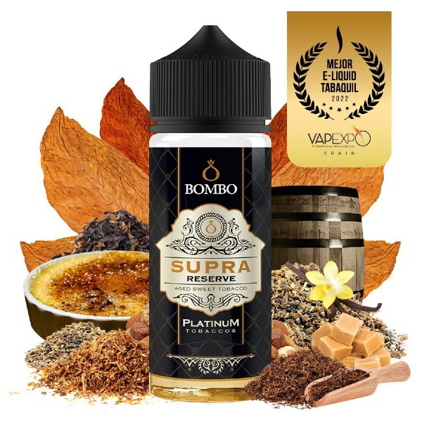 Picture of Bombo Supra Reserve 30/120ml Platinum Tobaccos
