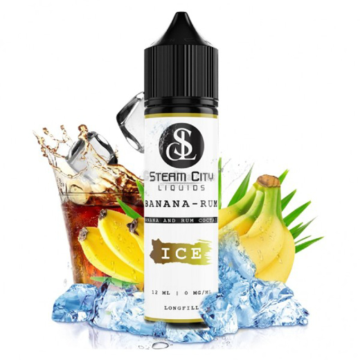 Εικόνα της Steam City Liquids Banana Rum 12/60ml