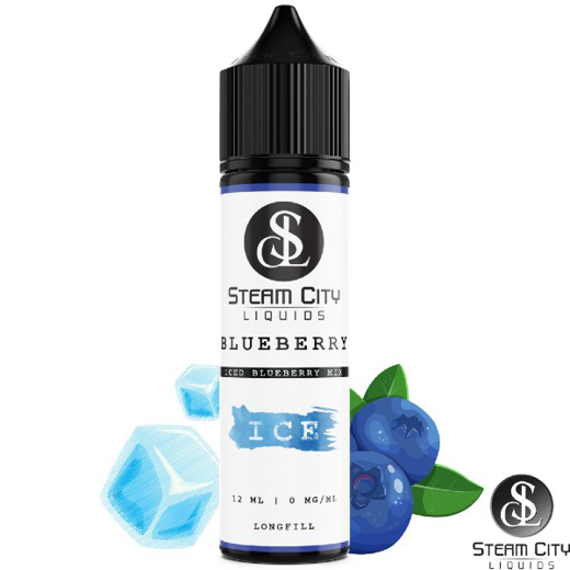 Εικόνα της Steam City Liquids Blueberry Ice 12/60ml