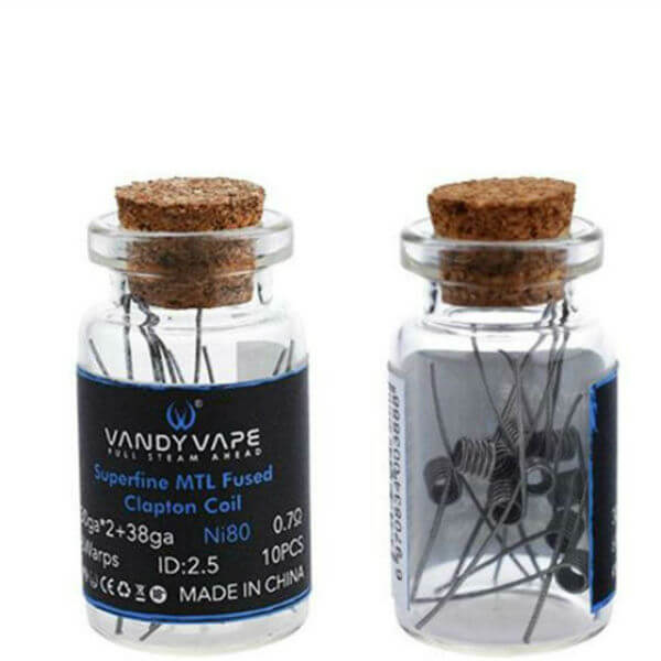Picture of Vandy Vape Prebuilt Superfine Mtl Clapton Coils 0.7ohm