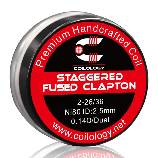 Picture of Coilology NI80 Staggered Fused Clapton 2pcs