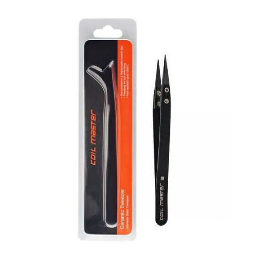 Εικόνα της Coil Master Ceramic Tweezers Black