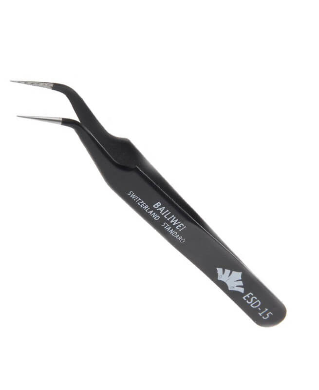 Picture of Precision Elbow Tweezer ESD-15