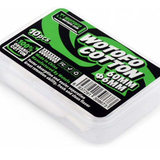 Εικόνα της Wotofo Cotton Agleted 6mm